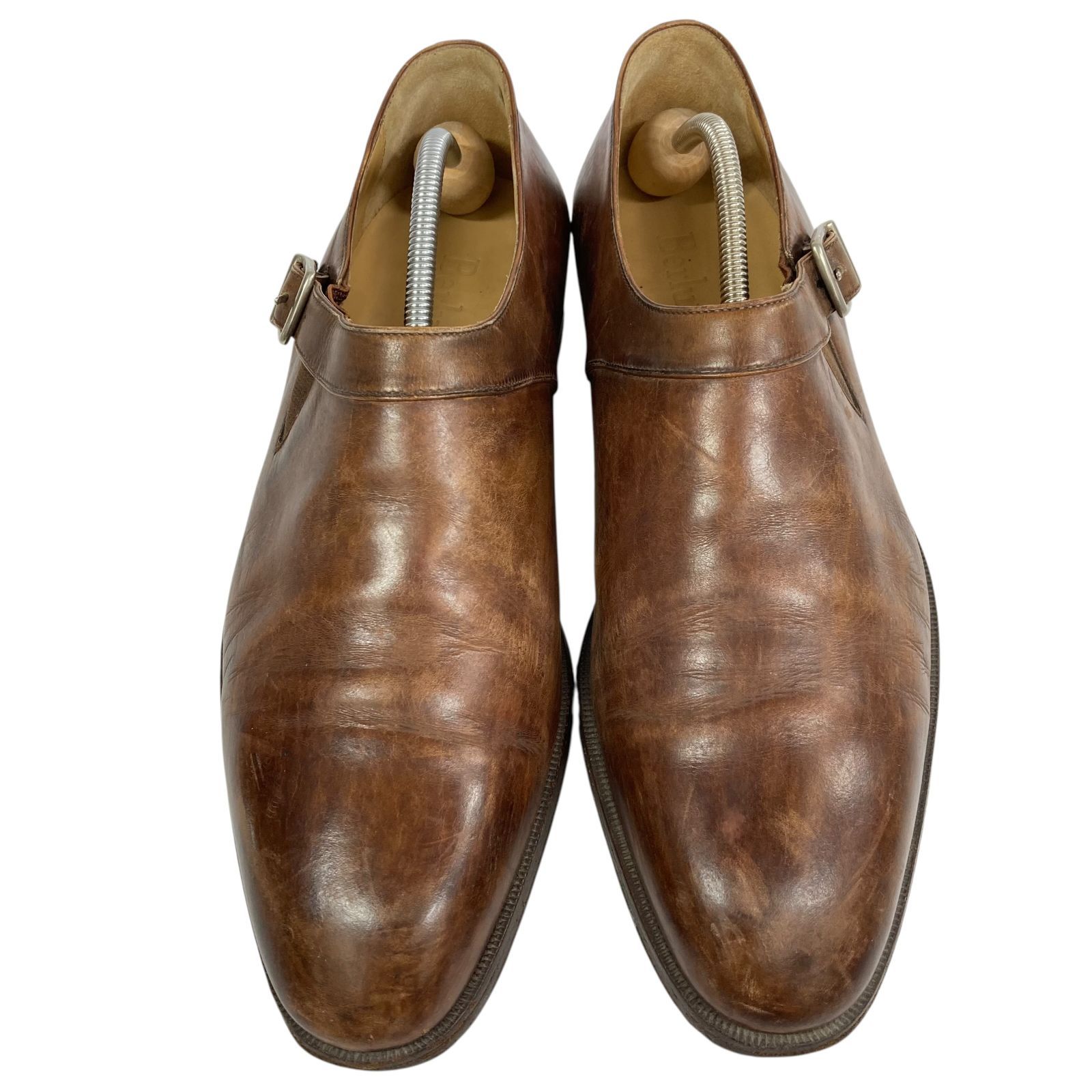 ベルルッティ】本物 Berluti 靴 28.5cm 茶 モンクストラップ ビジネス