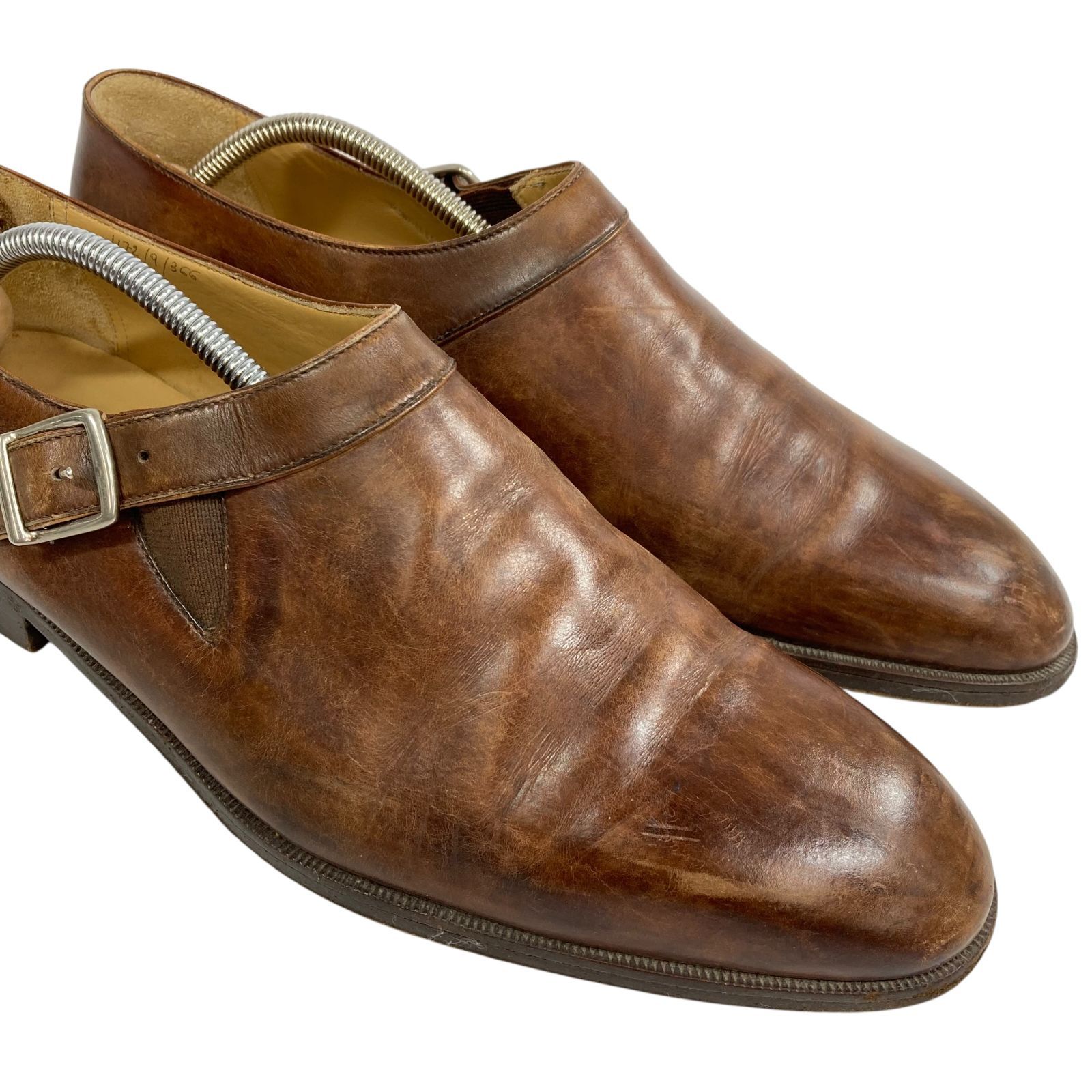ベルルッティ】本物 Berluti 靴 28.5cm 茶 モンクストラップ ビジネス