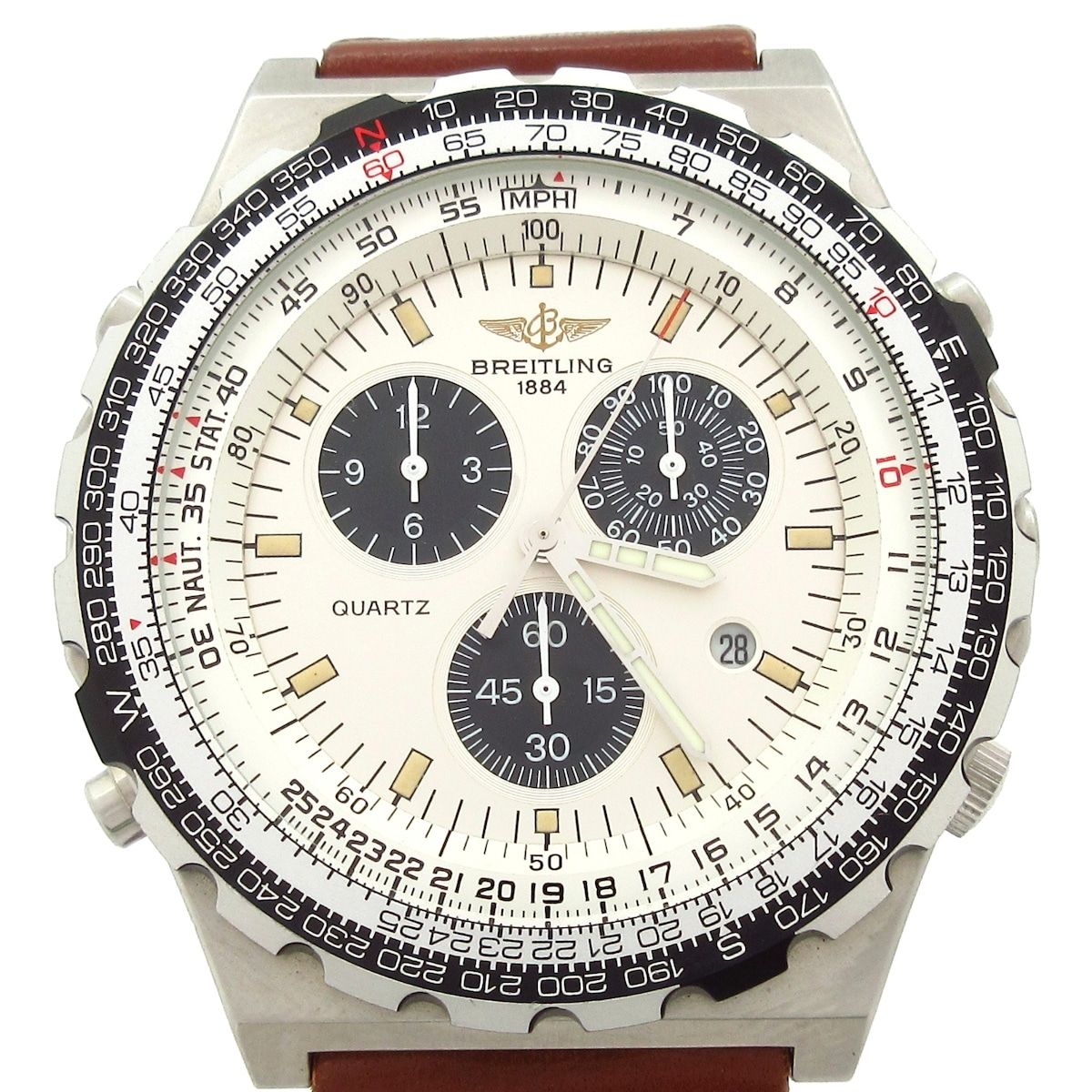 BREITLING(ブライトリング) 腕時計 ジュピターパイロット A59027 メンズ クロノグラフ アイボリー BREITLING(ブライトリング) 腕時計 ジュピターパイロット A59027