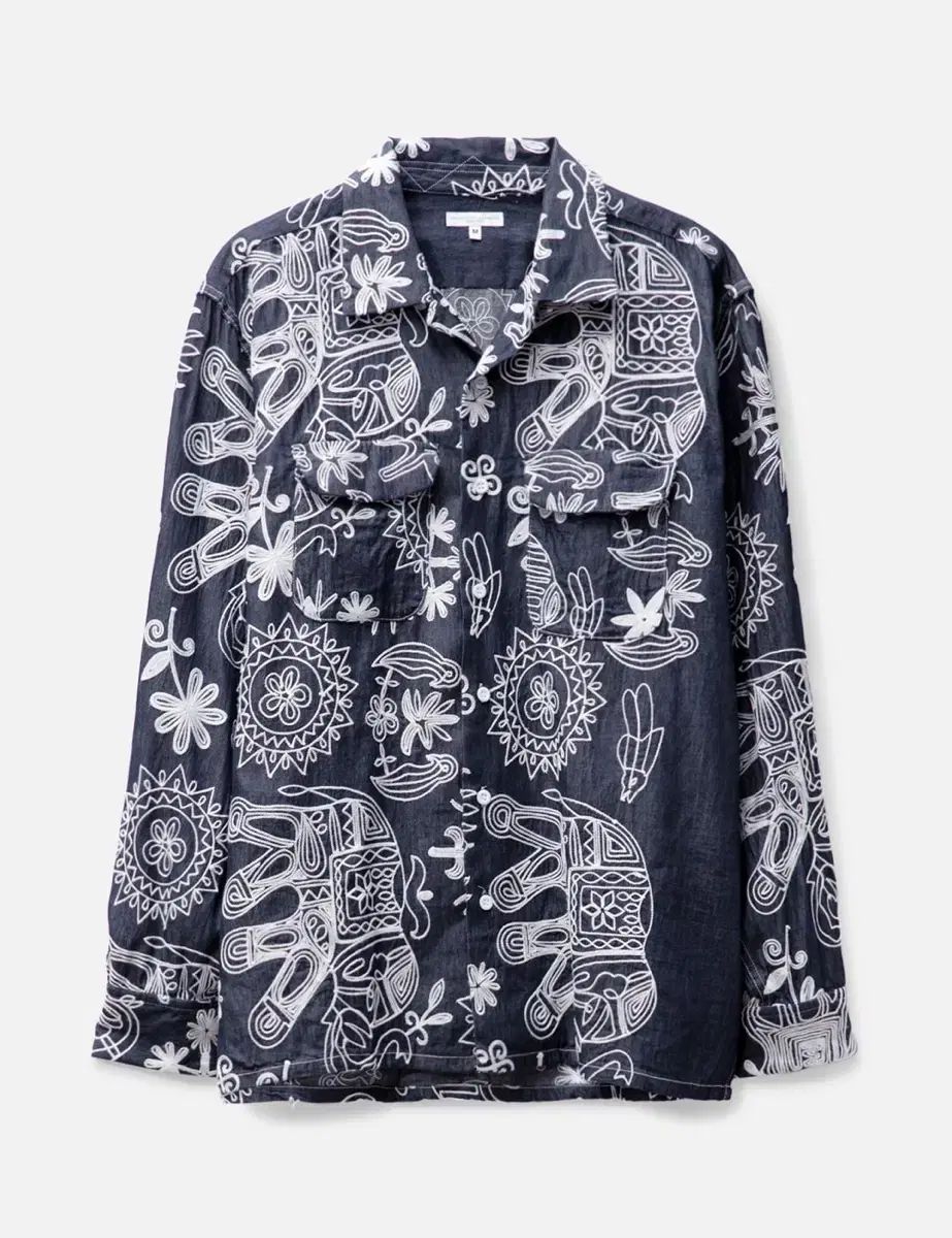 ENGINEERED GARMENTS エンジニアードガーメンツ 刺繍 デニム シャツ M