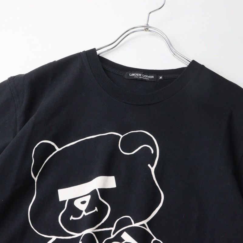 アンダーカバー UNDERCOVER M 目隠しベア Tシャツ ブラック∥半袖