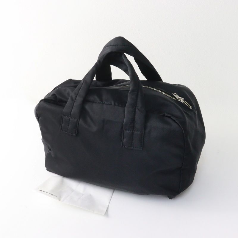 美品 コムデギャルソン COMME des GARCONS GZ-K 208 ナイロンバッグ ｜ブラック ハンドバッグ ボストンバッグ【2400015072593】
