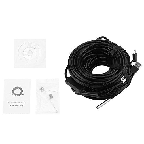 Akozon 内視鏡防水ナイトビジョン5.5mm 20m 720P IP 67防水 60°USB接続 ユニバーサル携帯電話PC パソコンコンピュータースマートフォン LEDライト★m 967d69d5