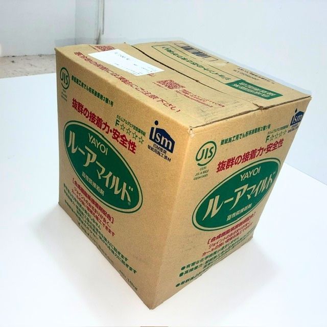 ヤヨイ化学＞ ルーアマイルド 合成樹脂系高性能接着剤 18kg 【未使用