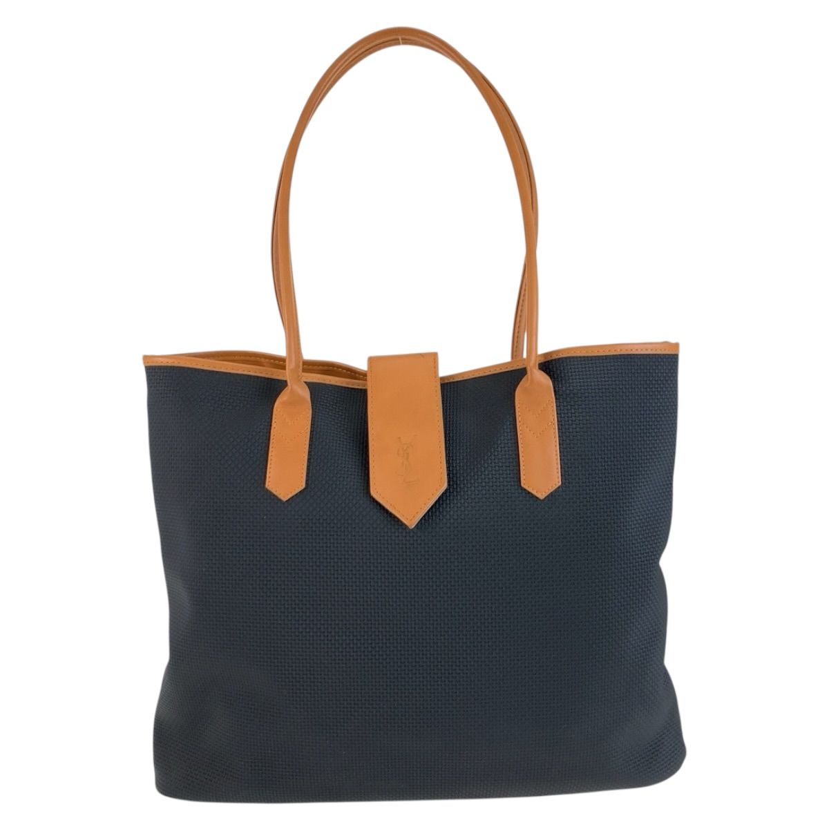 美品 YVES SAINT LAURENT イヴ サンローラン YSL ブラック 黒 ブラウン
