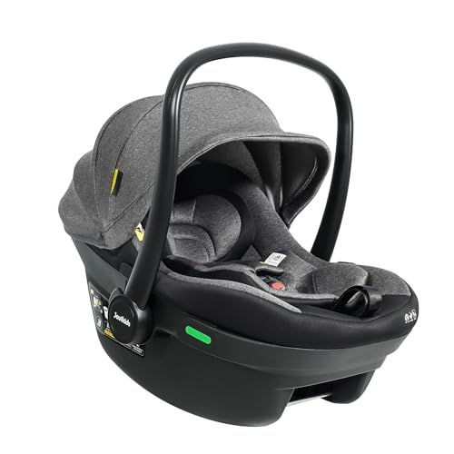 Jovikids アリア チャイルドシート 新生児 175°リクライニング ベビーシート シートベルト固定式 | 40-76cm ECE R129適合、　トラベルシステム対応、　ベビーチェア・バウンサー・キャリーとしても使える、 サンシェード （ブラックpms 21,530円