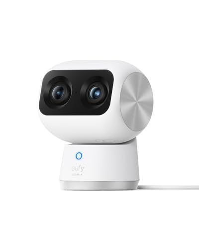 Anker Eufy (ユーフィ) Security Indoor Cam S350 | （見守りカメラ)【 屋内カメラ/ネットワークカメラ/ベビーモニター/ペット見守り/防犯カメラ / 4K UHD画質/デュアルレンズカメラ / 8倍ズーム / 360pms 21,390円