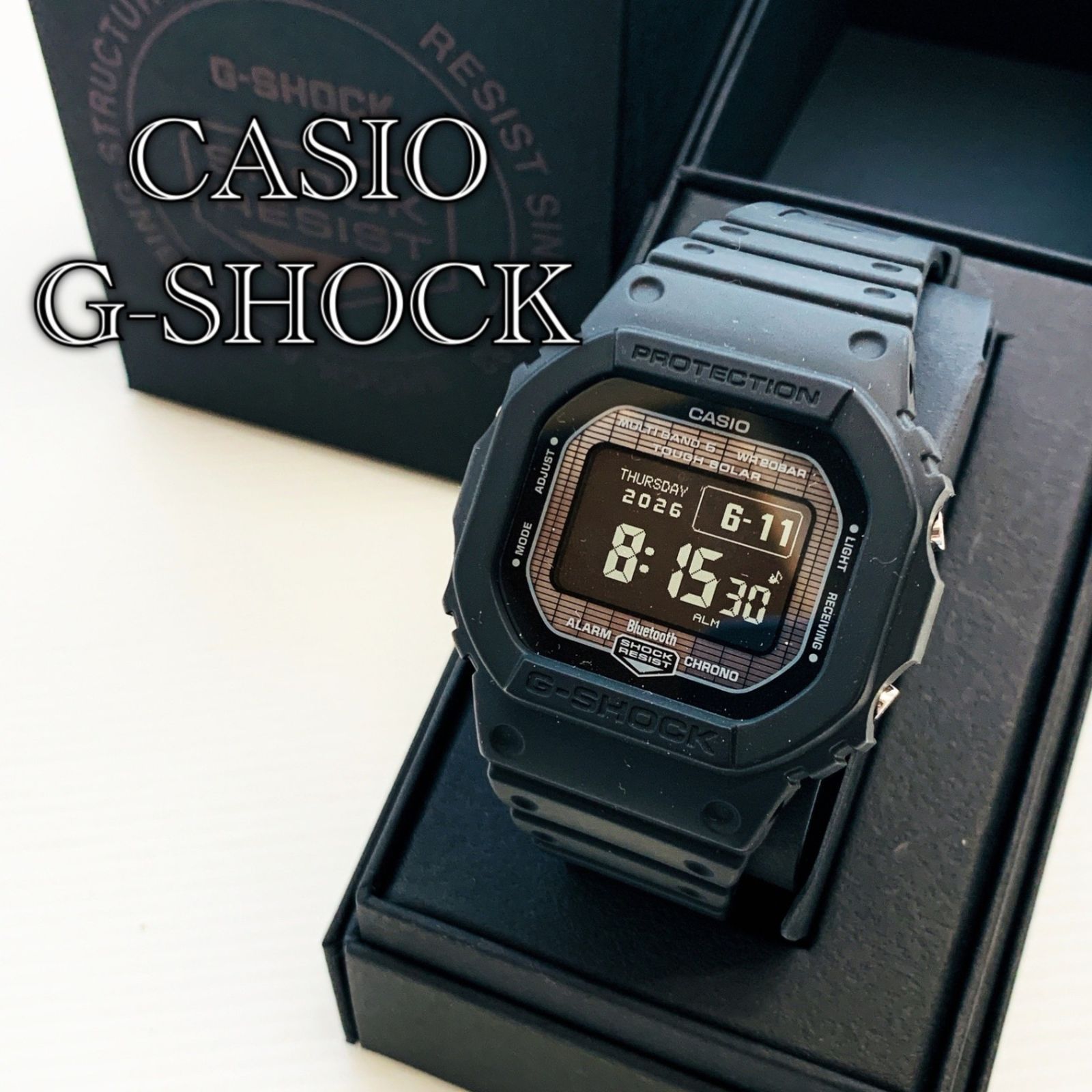 CASIO G-SHOCK カシオ ジーショック 腕時計 GW-BX5600-1A1JF デジタル ウォッチ 電波 ソーラー充電 Bluetooth 20気圧防水 _218