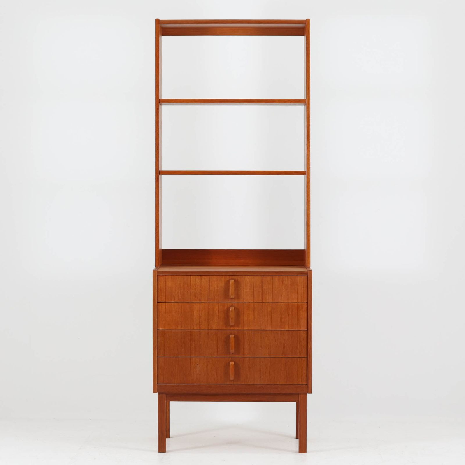 B. Fridhagen ディスプレイシェルフ チーク材 幅63cm Bodafors Ｂ・フリードホーゲン 北欧ビンテージ家具/DK19779 98,189円