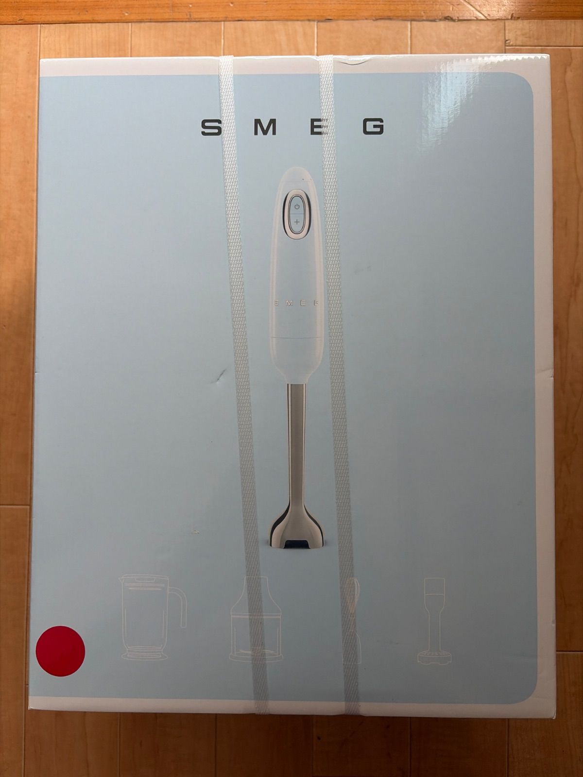SMEG スメッグ ハンドブレンダー レッド HBF02RDJP
