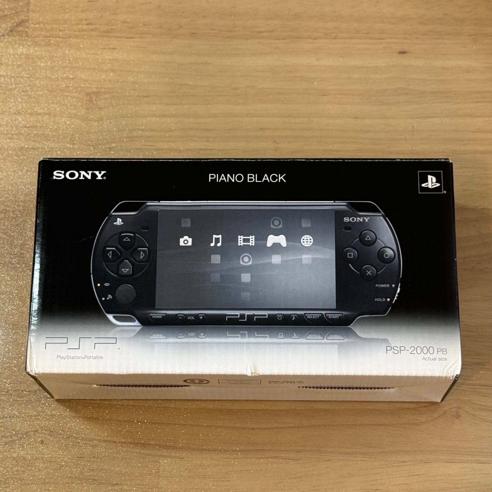 7-219【中古良品】PSP-2000 ピアノ・ブラック 箱付き