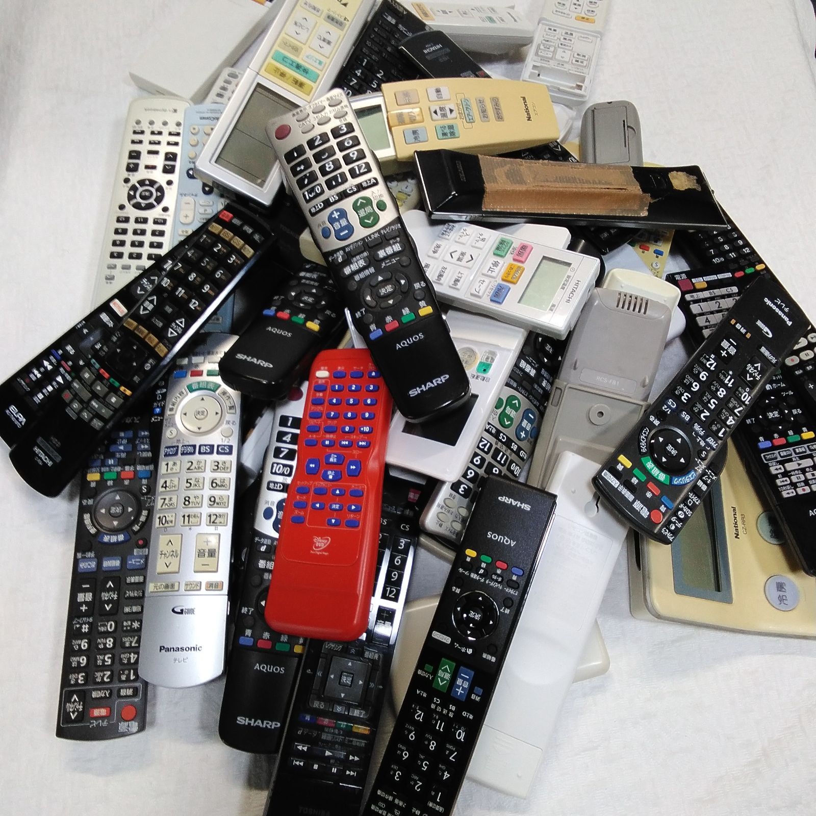 ジャンク！ 家電リモコン まとめ売り テレビ ビデオ オーディオ