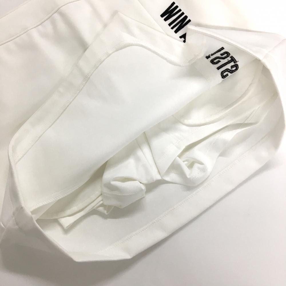 未使用品】ワック スカート 白×黒 刺しゅう 内側インナーパンツ