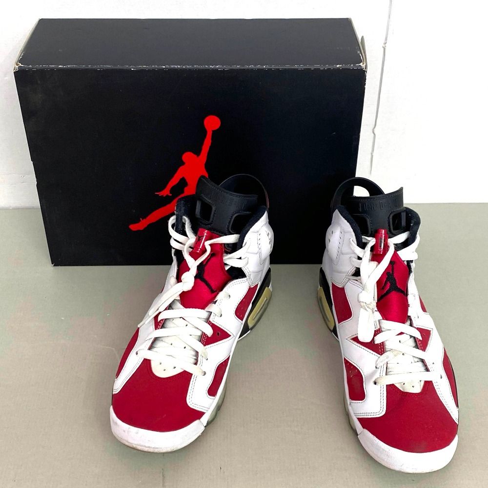 03w28217【箱付き】Nike Air Jordan 6 Carmine (2021) ナイキ エア