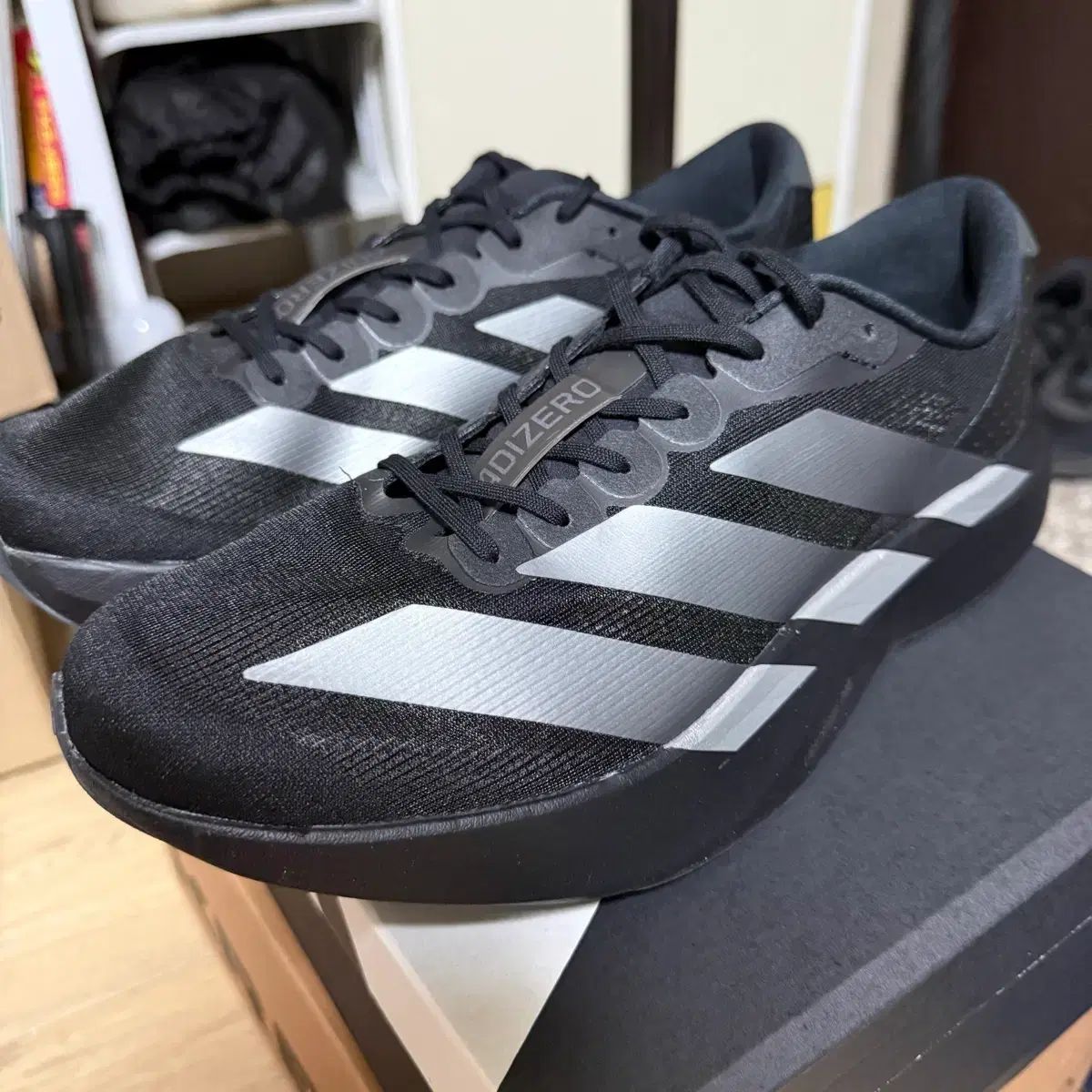 280 アディダス エボsl m アイアンメタリック