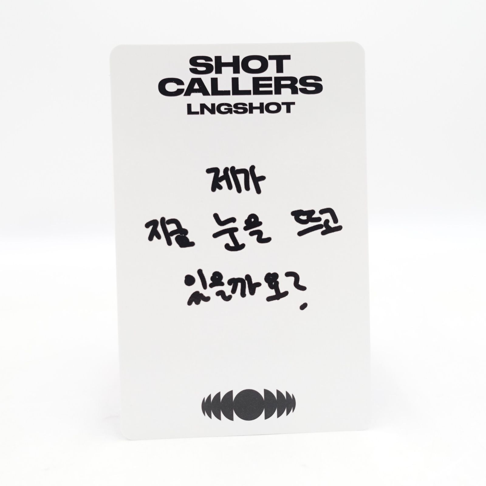 LNGSHOT ウジン SHOT CALLERS standard ver. トレカ フォト カード