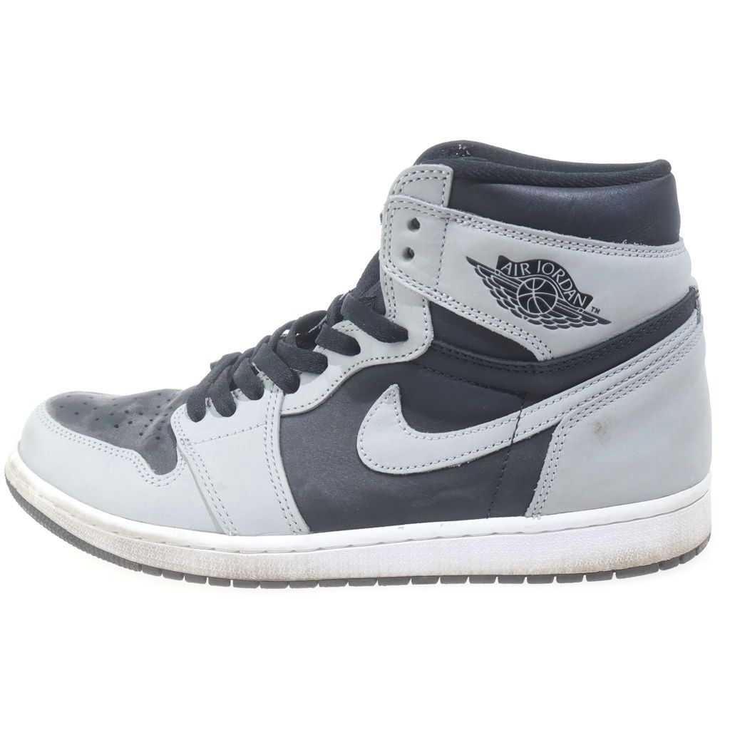 NIKE (ナイキ) AIR JORDAN 1 RETRO HIGH OG SHADOW 2.0 エアジョーダン1 シャドウ 2.0 ハイカットスニーカー ブラック/グレー US10.5/28.5cm 555088-035