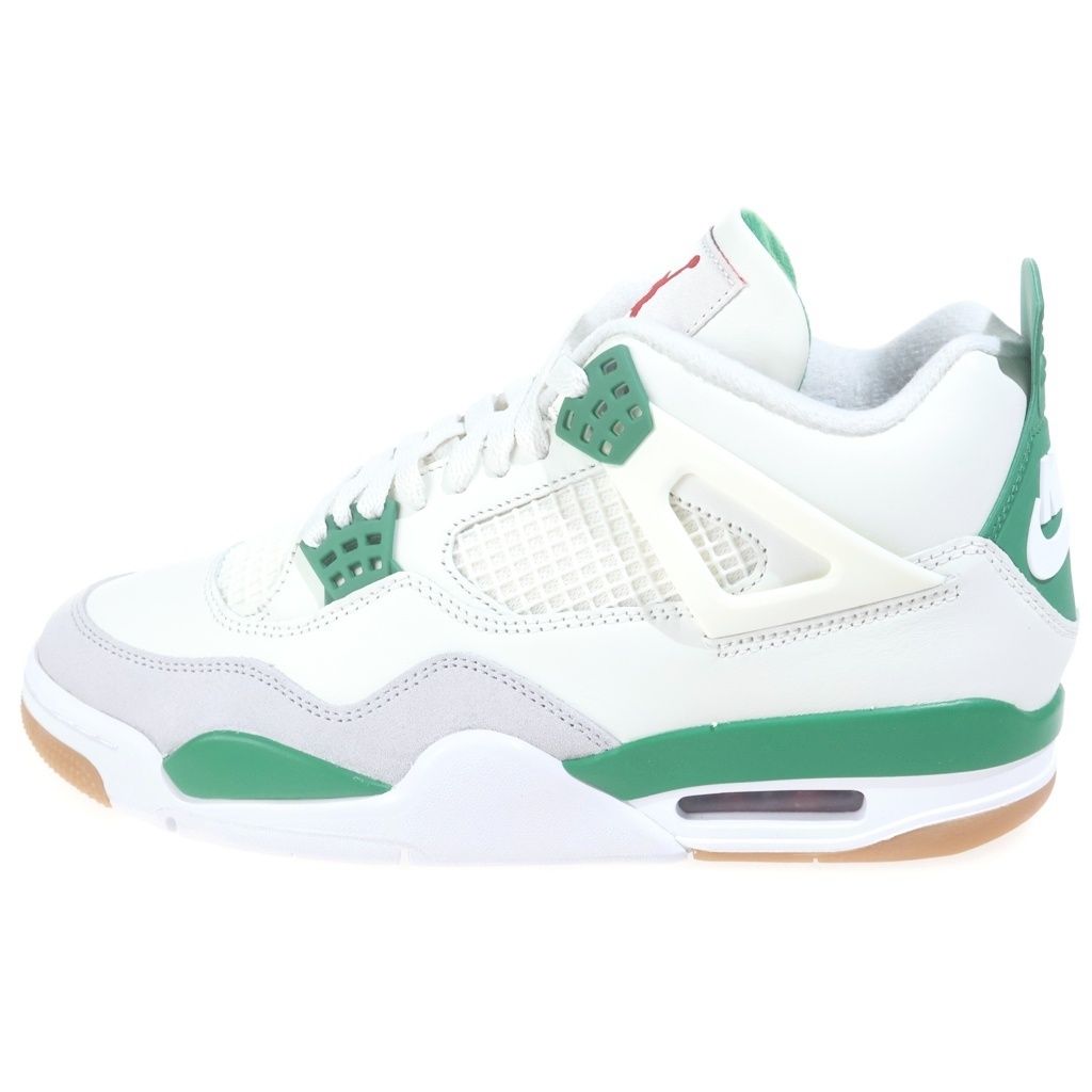 NIKE SB (ナイキエスビー) AIR JORDAN 4 RETRO SP PINE GREEN エアジョーダン4 レトロ SP パイングリーン ハイカットスニーカー ホワイト/グリーン US9/27cm DR5415-103