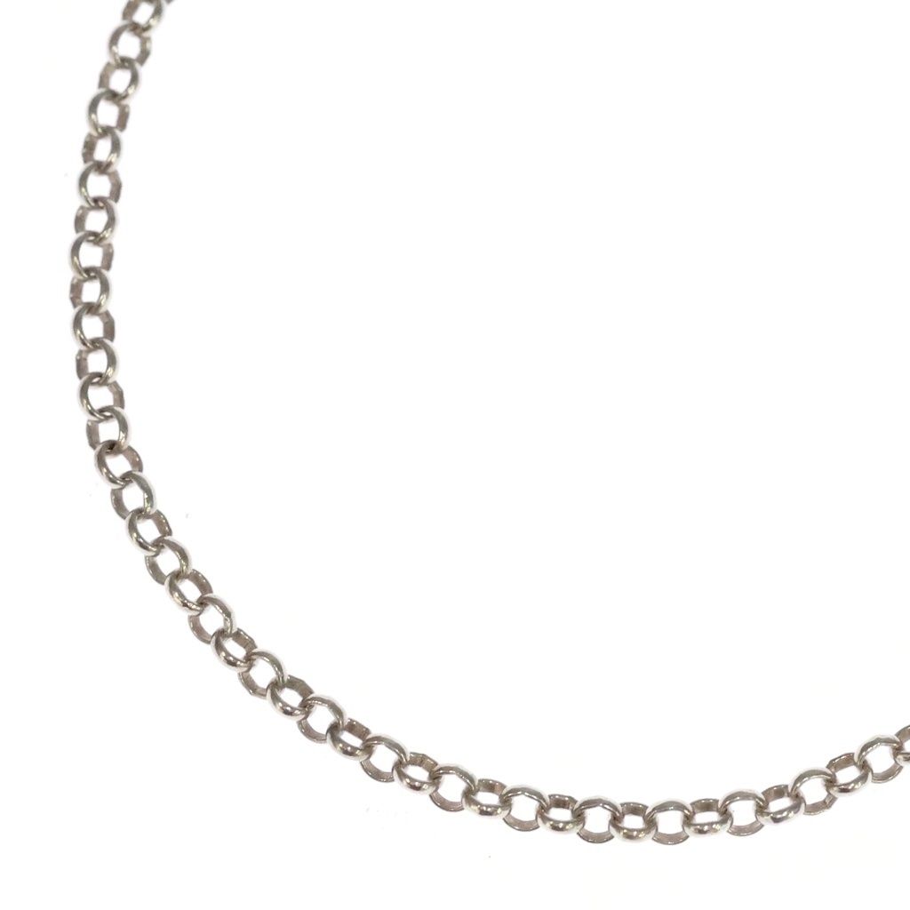 CHROME HEARTS (クロムハーツ) NECKCHAIN R18 ロールチェーンネックレス 18inch シルバー BCA083