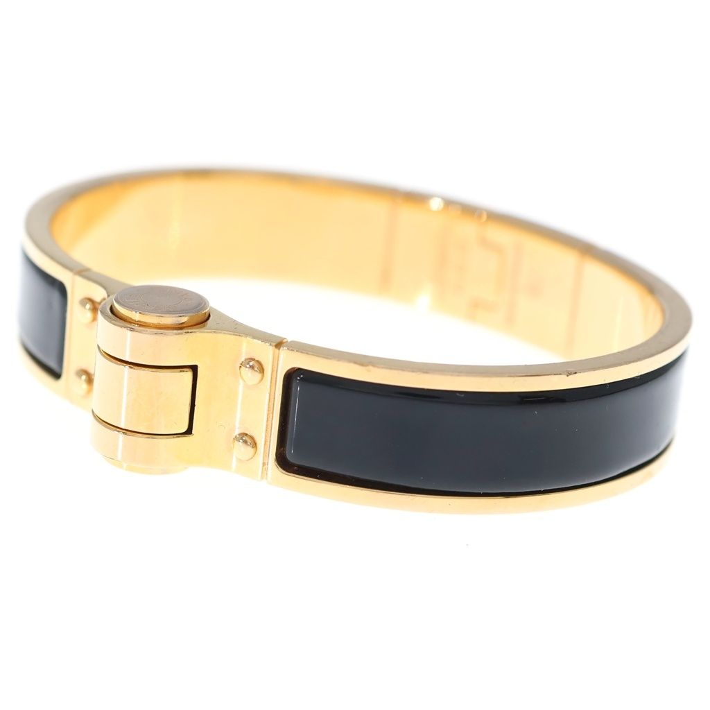 HERMES (エルメス) シャルニエール バングル ブレスレット ブラック
