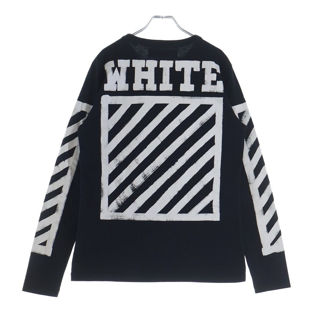 OFF-WHITE (オフホワイト) 16AW L/S T-Shirt 長袖Tシャツ ロンT ブラック