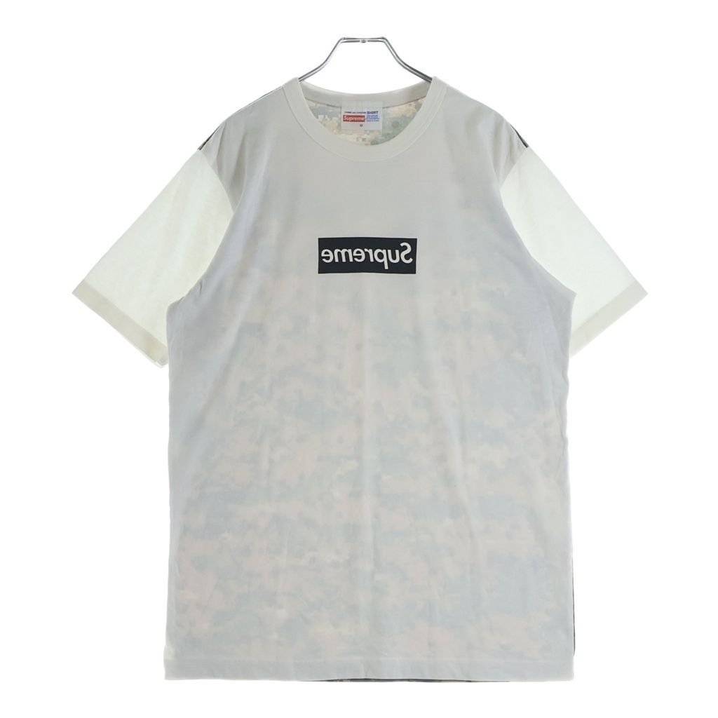 SUPREME (シュプリーム) 13SS ×COMME des GARCONS Box Logo S/S Tee コムデギャルソン ボックスロゴ 半袖Tシャツ ホワイト