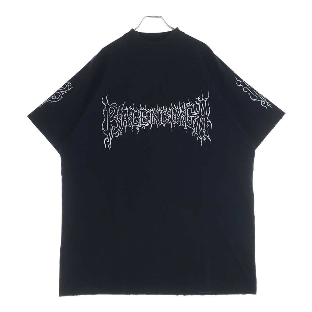 BALENCIAGA (バレンシアガ) DARKWAVE TEE ダークウェーブ 半袖カットソー Tシャツ 739028 TPVN5 ブラック