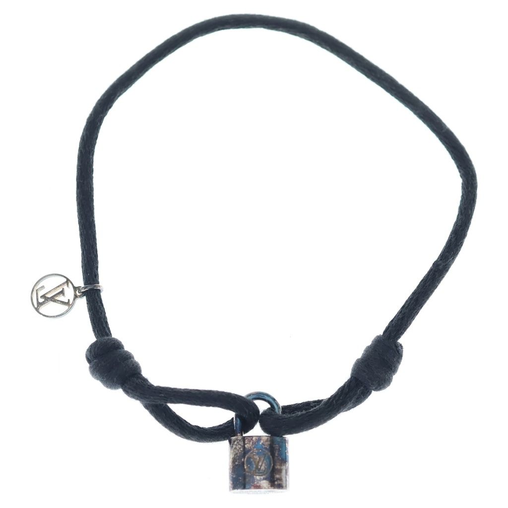 LOUIS VUITTON (ルイヴィトン) ブラスレ シルバー ロック イット Ag925 シルバー/ブラック Q05173