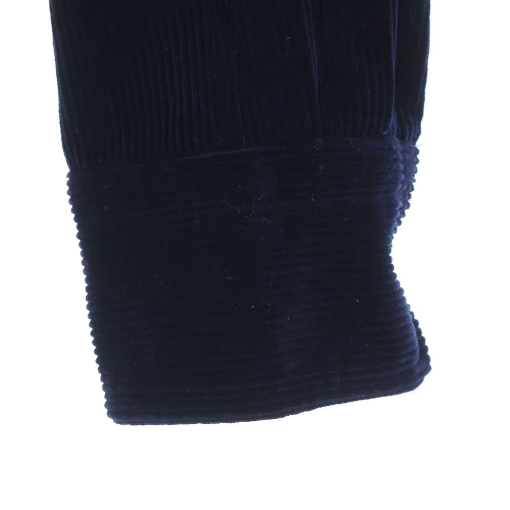 サカイ sacai ボタンダウンシャツ 長袖 ウール 2 紺 ネイビー Sacai (サカイ) 14AW コーデュロイ ワンポケット ボタンダウン長袖