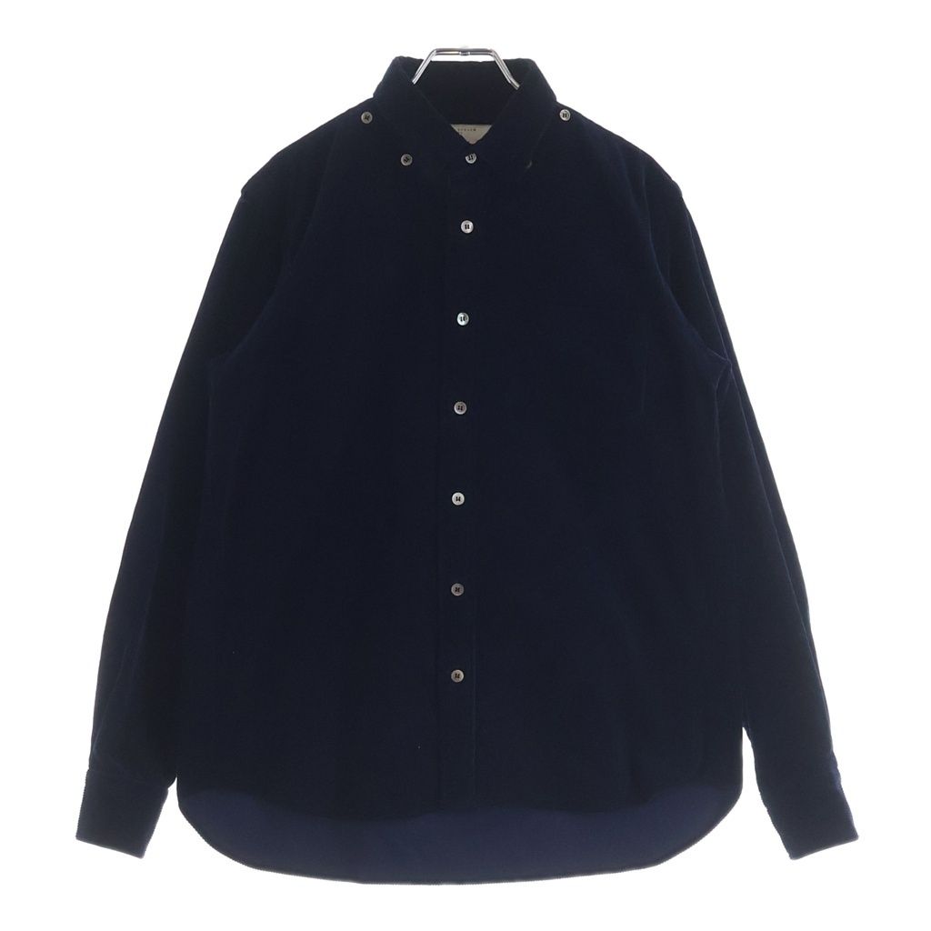 Sacai サカイ 14AW コーデュロイ ワンポケット ボタンダウン長袖シャツ ネイビー 14‐00645M Sacai (サカイ) 14AW コーデュロイ ワンポケット ボタンダウン長袖
