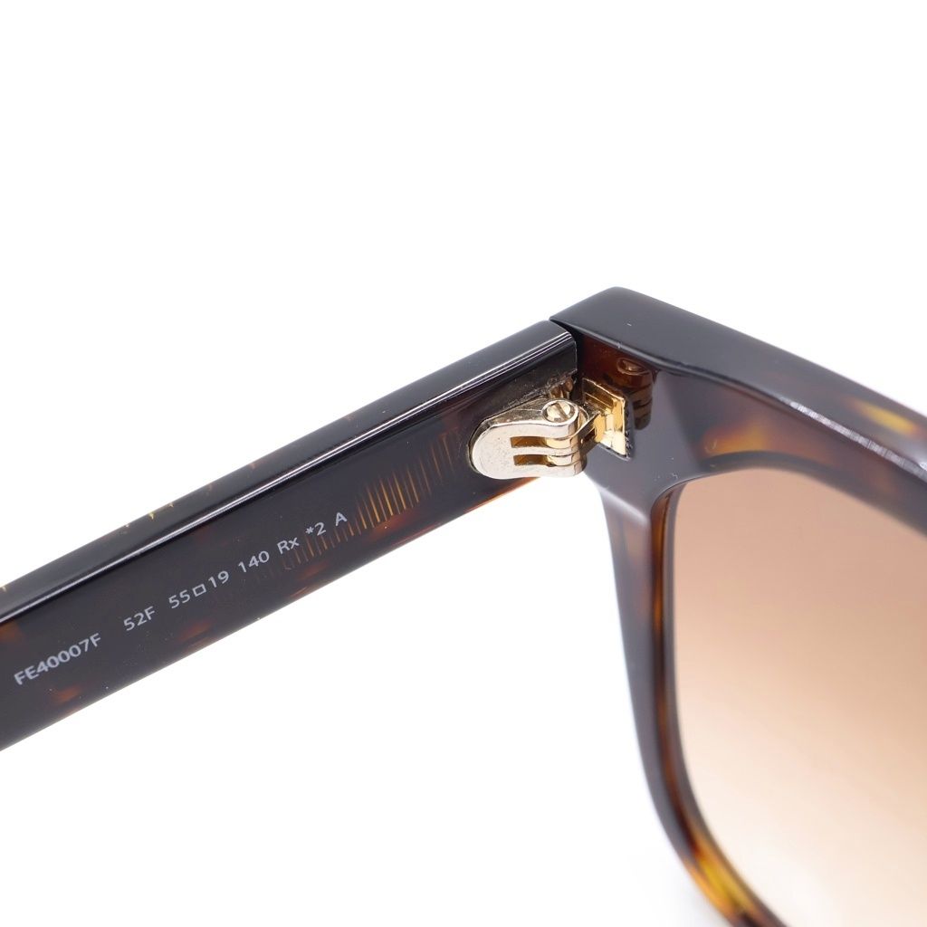 FENDI フェンディ サイドロゴ グラデーションカラーレンズ サングラス アイウェア メガネ 眼鏡 ブラウン FE40007F FENDI (フェンディ) サイドロゴ グラデーションカラーレンズ