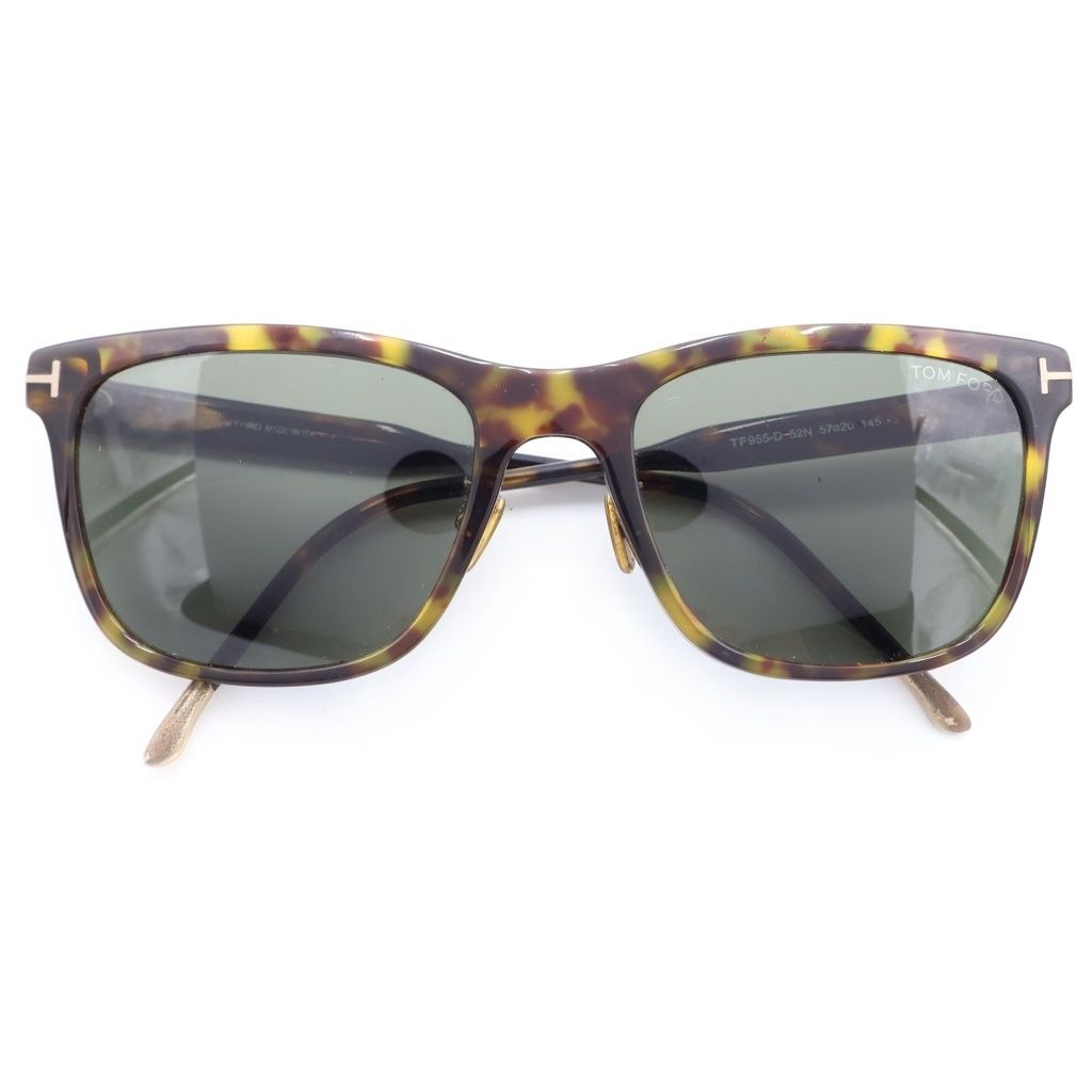 TOM FORD (トムフォード) スクエア ウェリントン サングラス アイウェア ブラック TF955-D