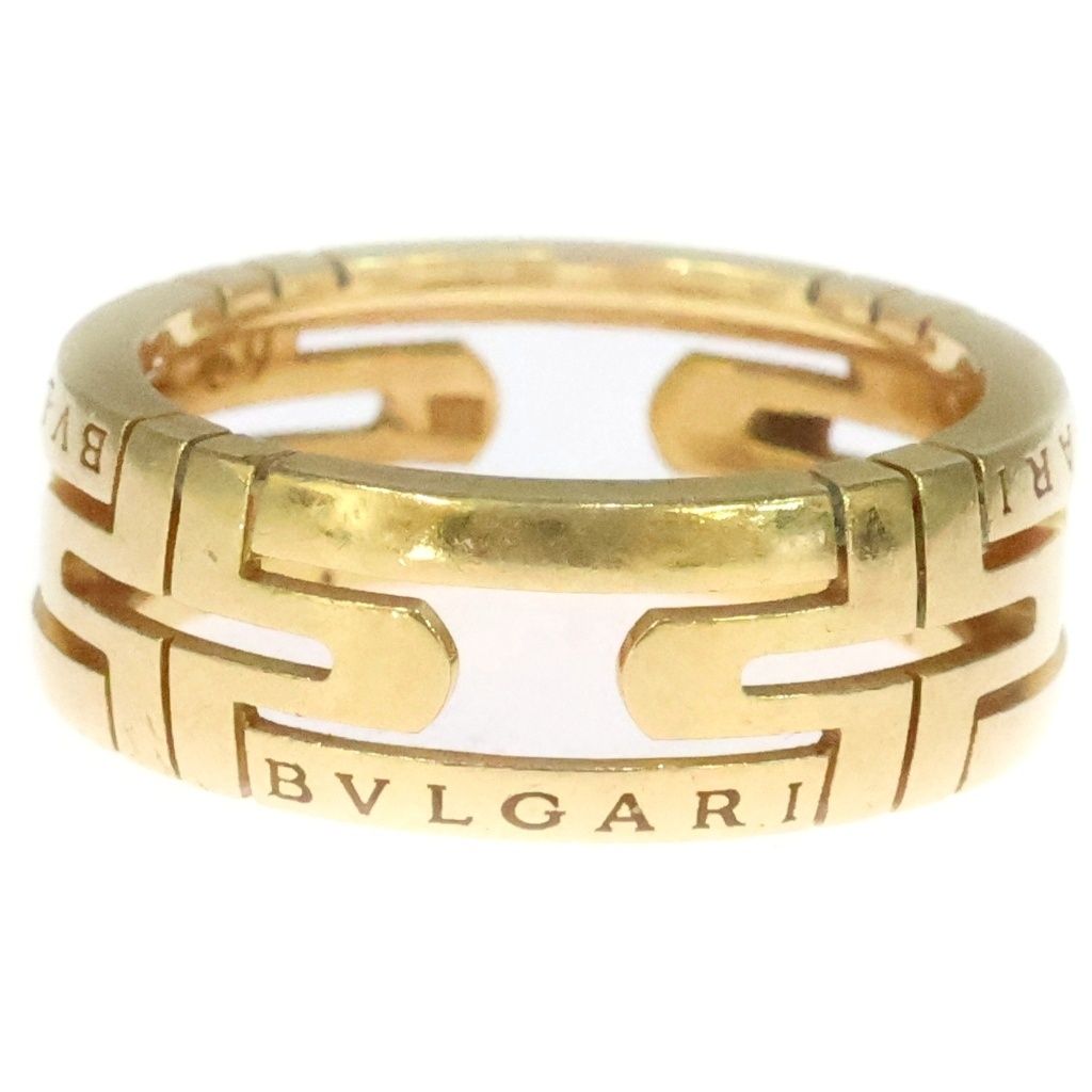 BVLGARI (ブルガリ) パレンテシ オープンワーク リング イエローゴールド Au750YG #59