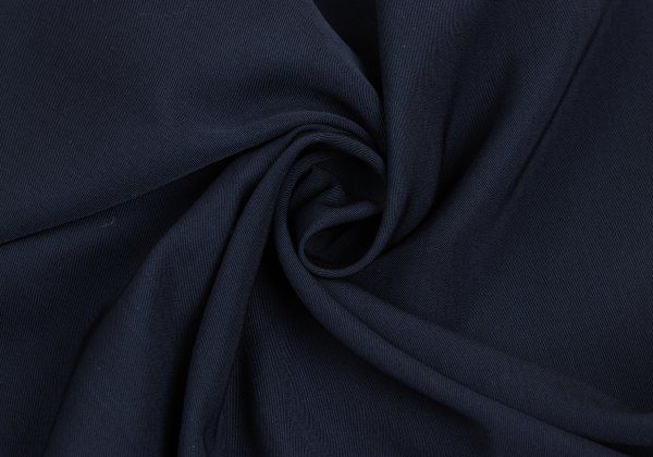 ワイズY's ウールレーヨンVネックノースリーブワンピース 紺M位