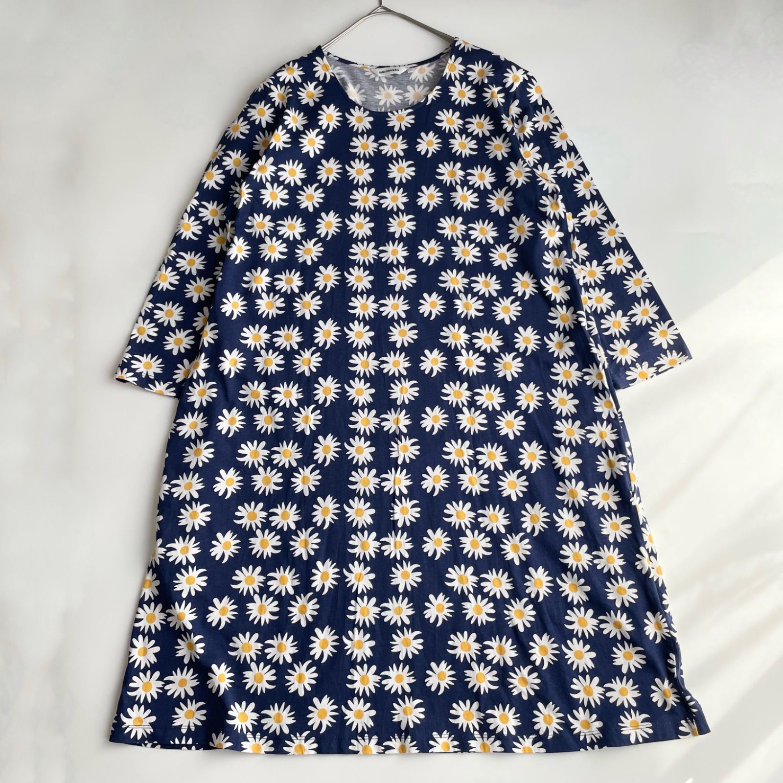 マリメッコ 七分袖花柄ワンピース フィンランド本店にて購入！ マリメッコ marimekko 七分袖 ワンピース Rakastaa ei rakasta