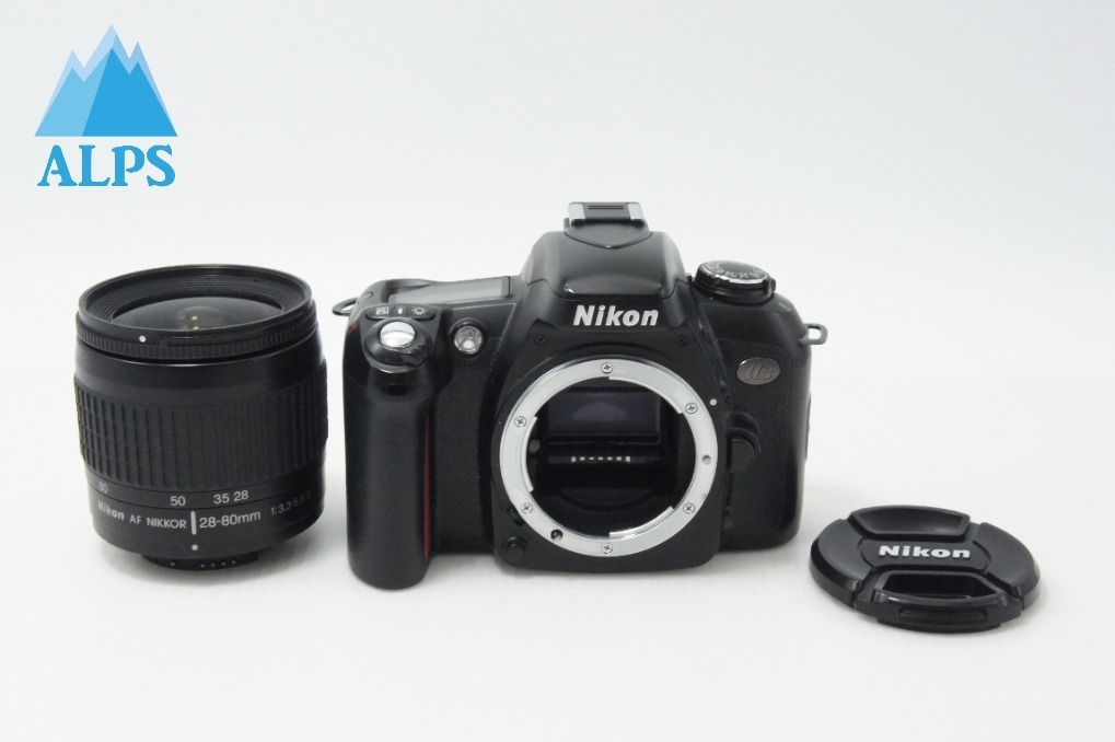 良品 Nikon ニコン U2 + AF NIKKOR 28-80mm F3.3-5.6G レンズキット AF 35mmフィルム一眼レフカメラ ブラック 260717ae