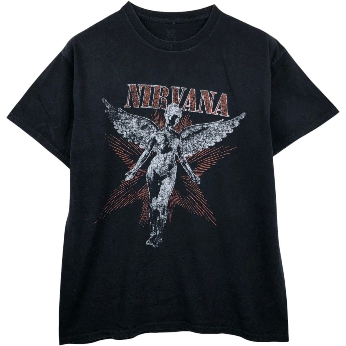 古着 NIRVANA ニルヴァーナ バンドTシャツ バンT メンズL相当/eaa660470