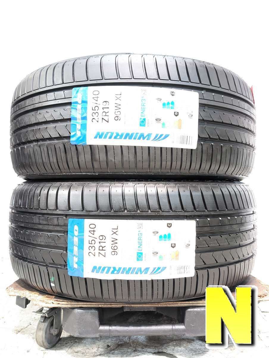 235/40R19 　 ウィンラン　R330 中古タイヤ サマータイヤ 2本セット s19260715001