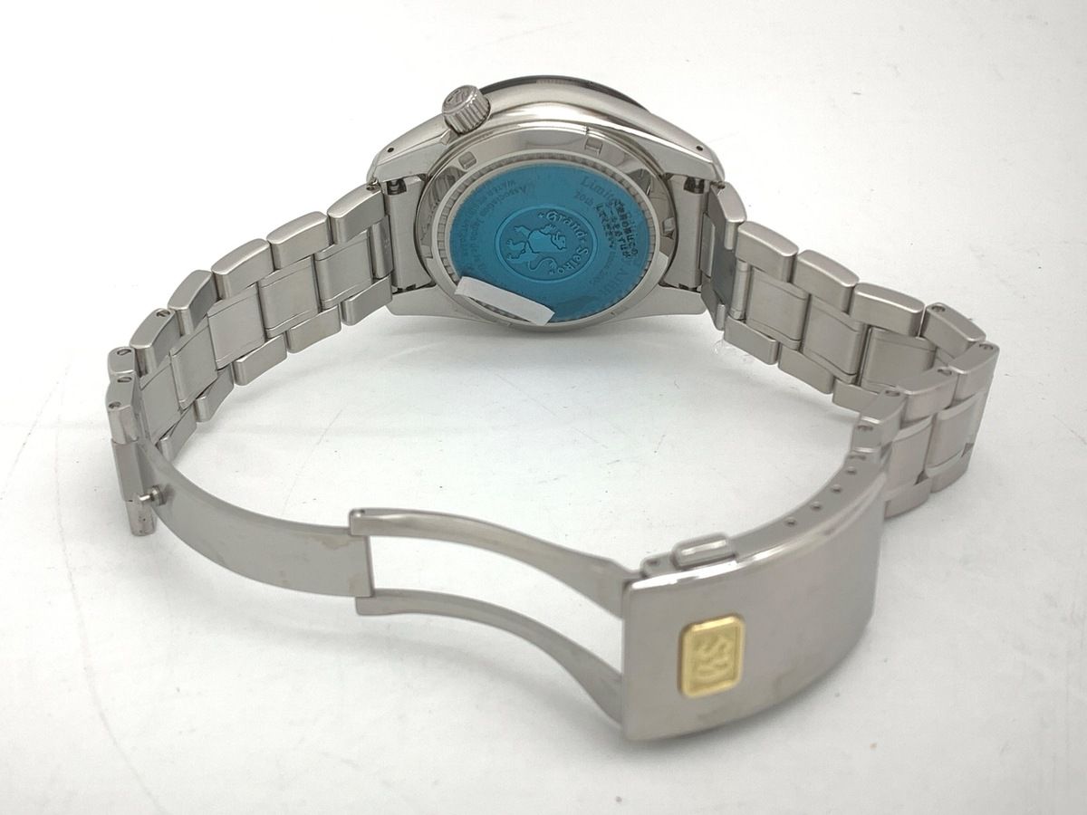 【中古】 【美品】 グランドセイコー スプリングドライブ スポーツコレクション ホワイト SBGE311 SS/セラミック AJHH創立20周年記念 500本限定