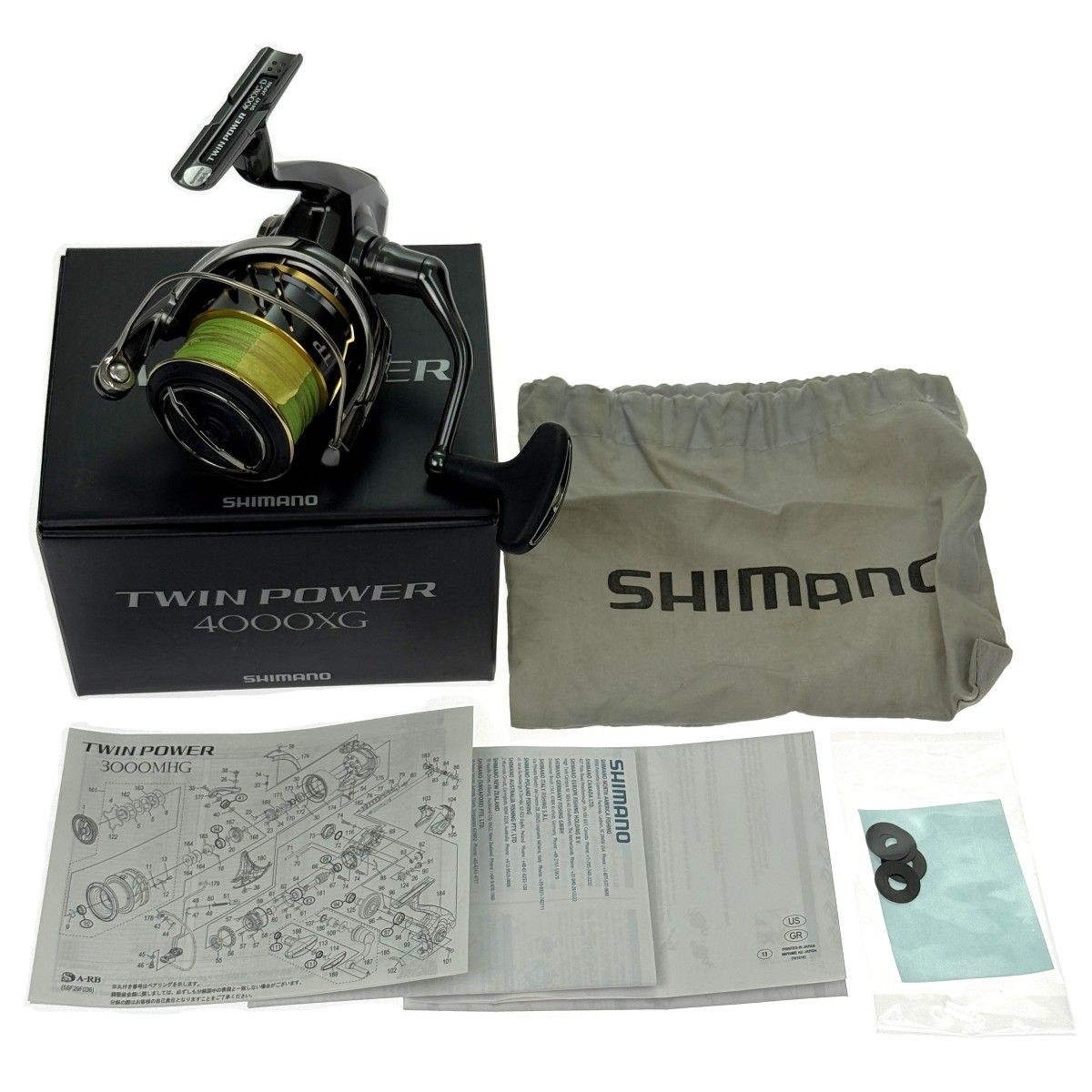 SHIMANO シマノ 20 ツインパワー 4000XG 04147