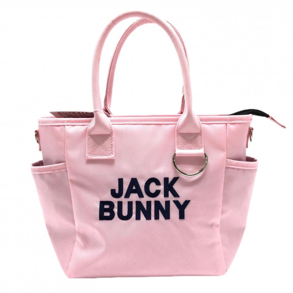 【新品】ジャックバニー カートバッグ ライトピンク×ネイビー ロゴ刺しゅう サイドポケット FR ゴルフ 2026年モデル Jack Bunny