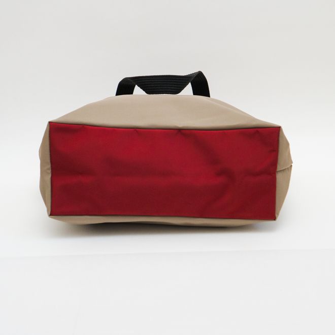 エルベシャプリエ　トートバッグ　1024N　スクエア　ブラウン　肩掛けトート エルベシャプリエ Herve Chapelier 1024N ナイロンスクエアショルダー