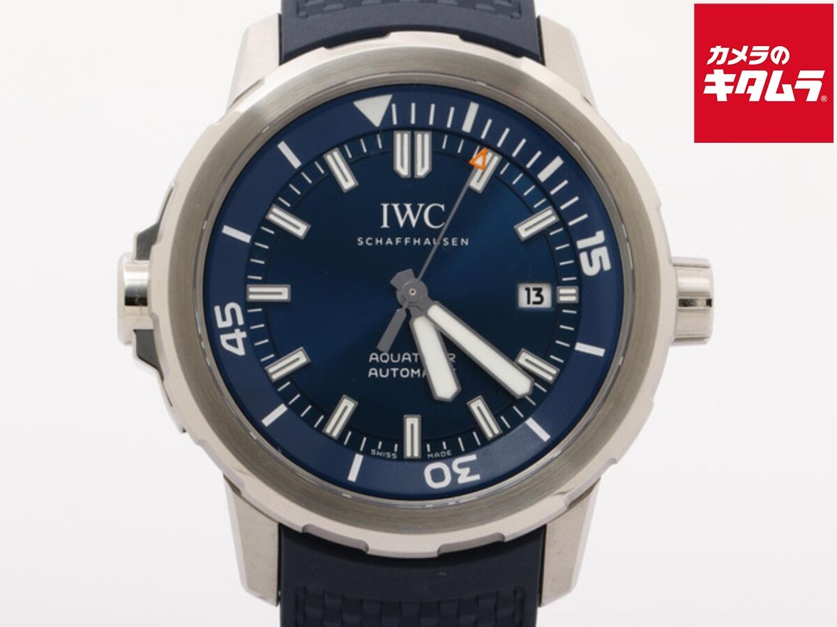 【中古】 【美品】 IWC アクアタイマー ブルー IW328801 ステンレススティール 303,264円