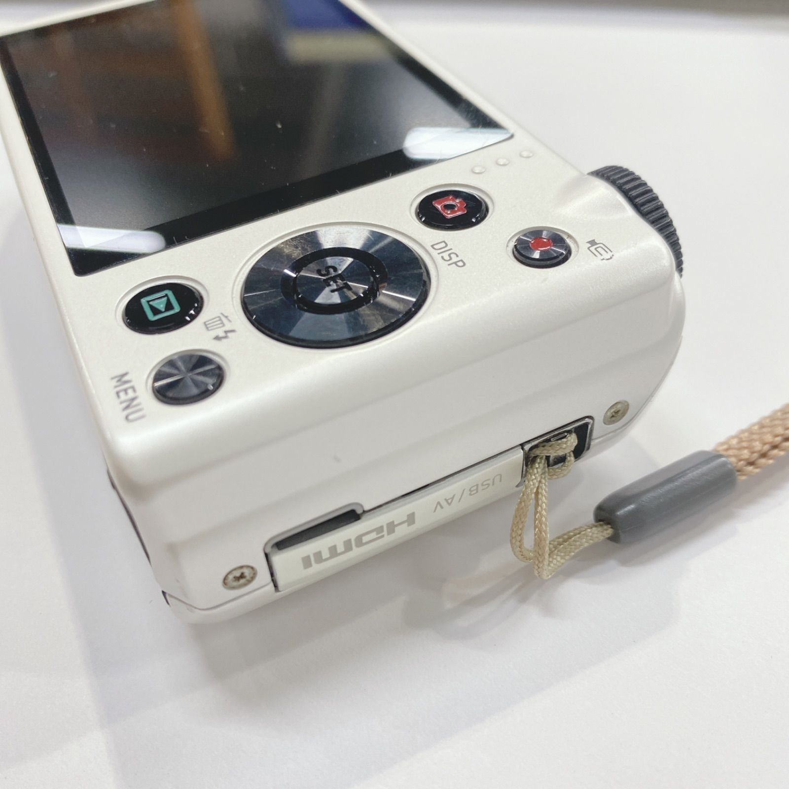 CASIO EXILIM EX-ZR100 デジカメ 白【ジャンク】 - メルカリ