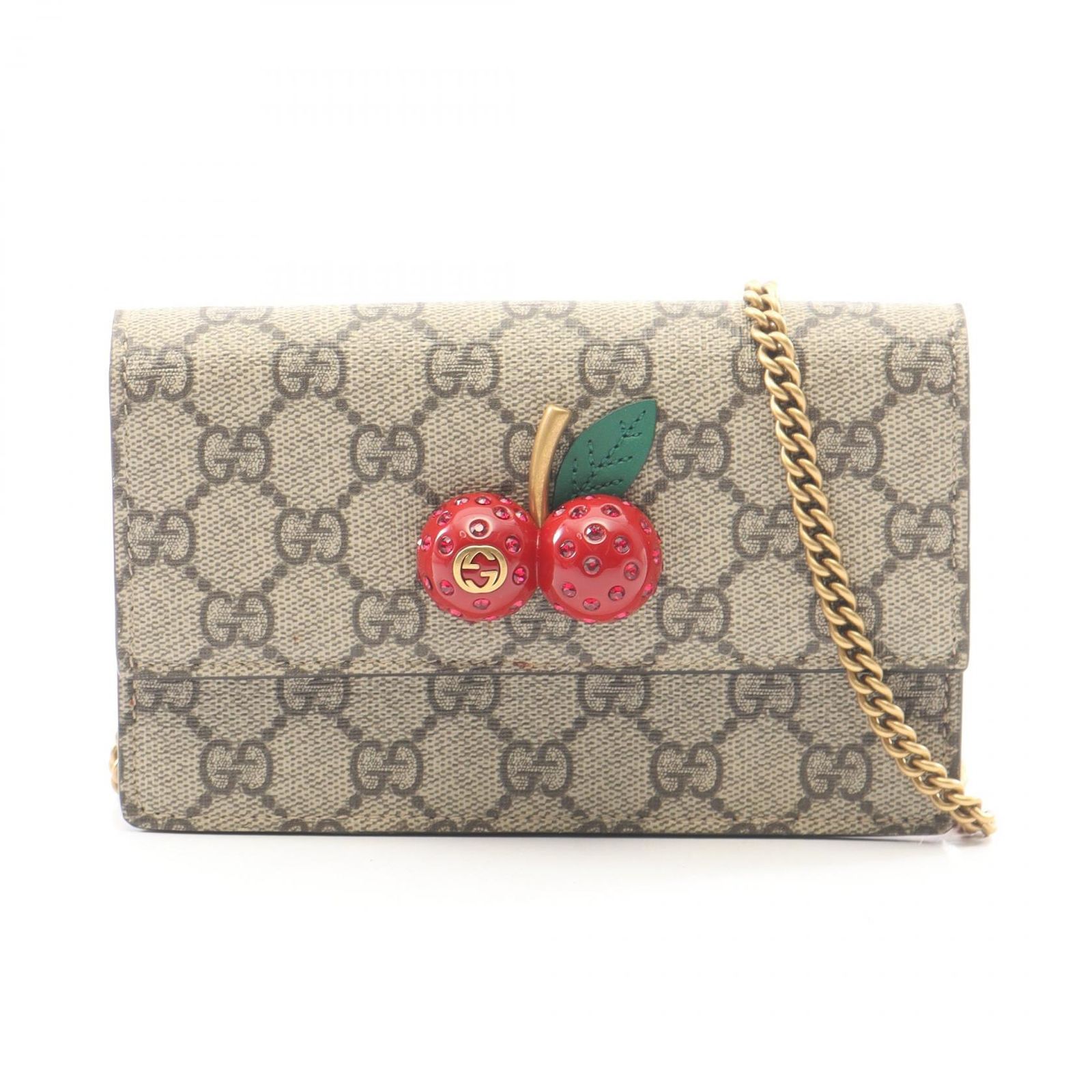 GUCCI グッチ チェリー GGスプリーム キャンバス ミニバッグ ショルダーバッグ 55,440円