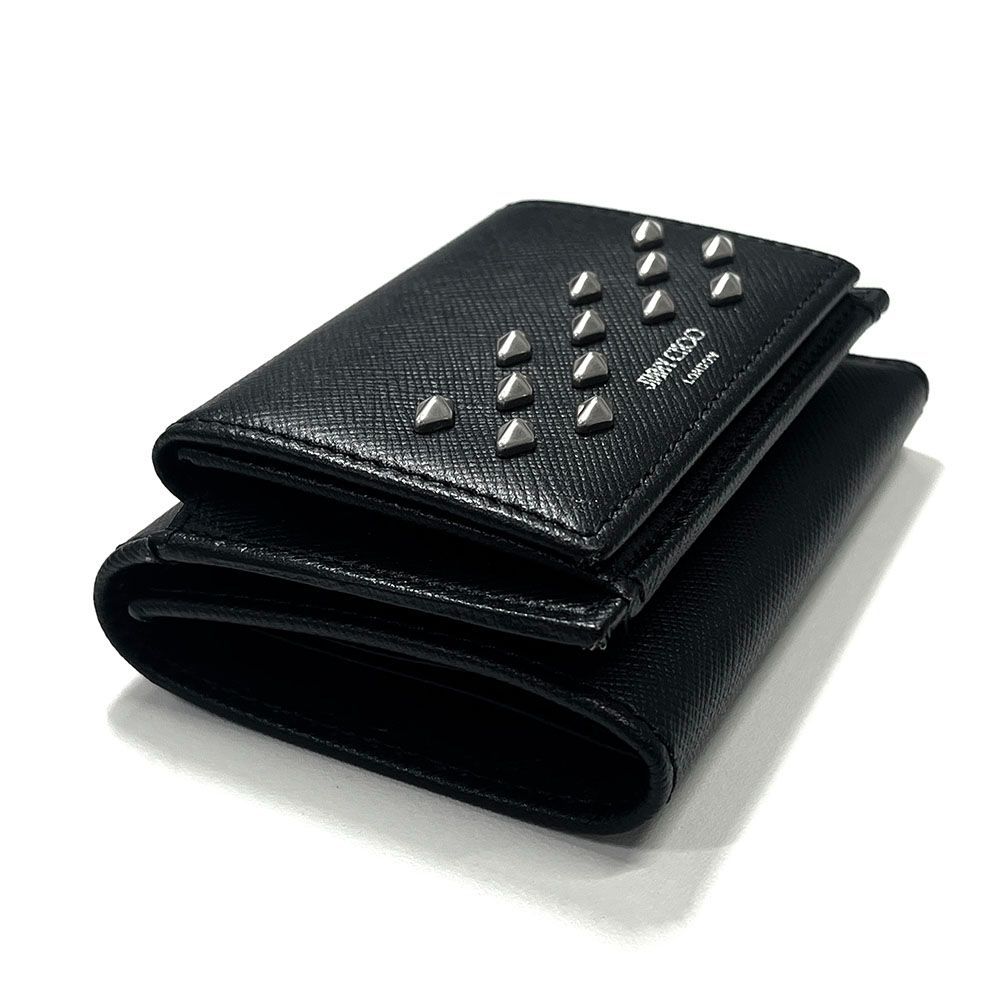 新品 JIMMY CHOO ジミーチュウ LEOX J000175883 三つ折り財布 メンズ