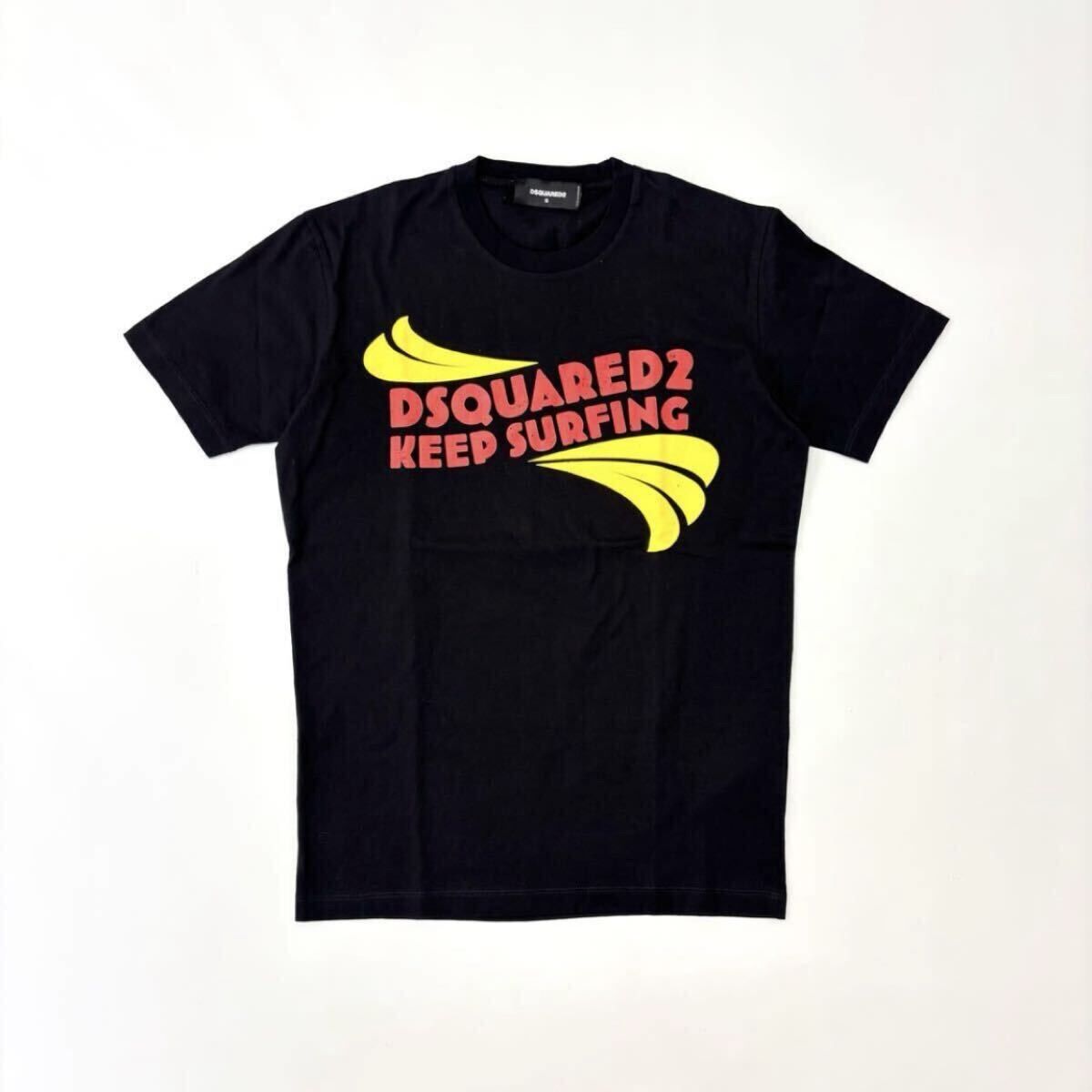 23ss 2023 未使用 DSQUARED2 ディースクエアード ロゴ Tシャツ LOGO TEE T-SHIRT BLACK ブラック 系 サイズ S 705-0080