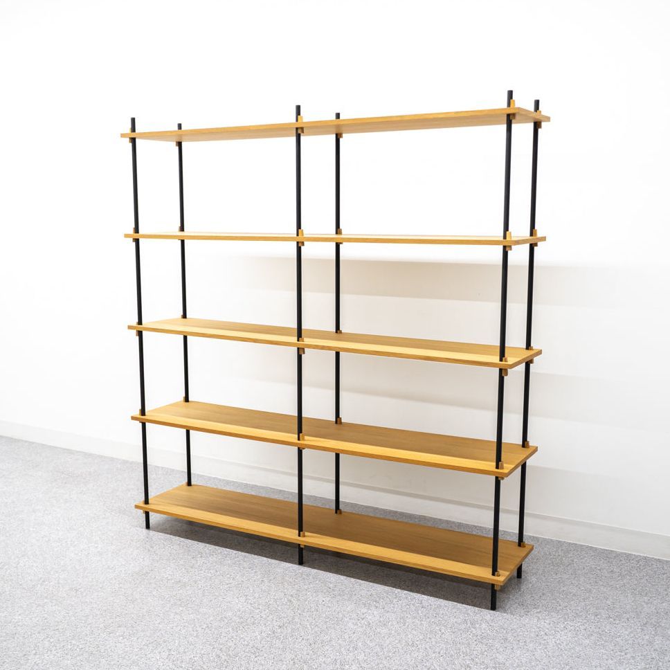 【Bランク】MOEBE / ムーべ / Shelving System / シェルビングシステム /シェルフ / 2列4段 / オーク材 / ナチュラル / アンダース・タムス / 定価47万円 87,450円