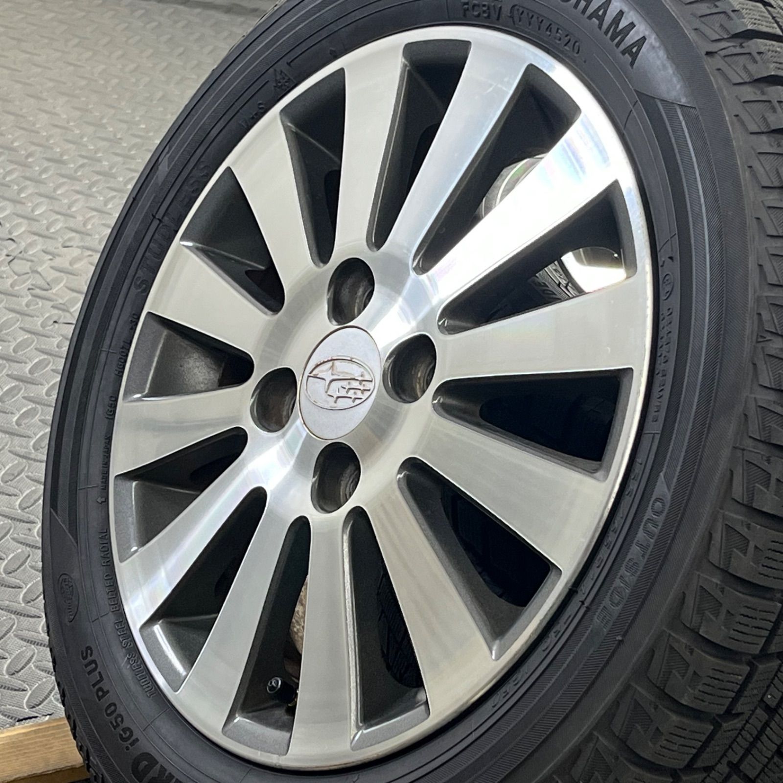 20年製 155/65R14 ヨコハマ アイスガードiG50プラス 希少 スバル RN ステラカスタム純正アルミ R2 ステラ スタッドレス 冬タイヤ 4本【1662Y】 20,916円