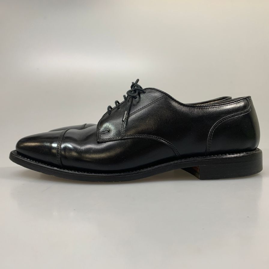 アレンエドモンズ ストレートチップ ダービー メンズ ブラック サイズUS7.5D Allen Edmonds ビジネスシューズ 約25.5cm【LA】【中古】 アレンエドモンズ ストレートチップ ダービー メンズ ブラック サイズ